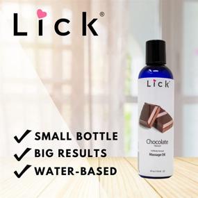 img 2 attached to Lick Chocolate Flavored Massage Oil