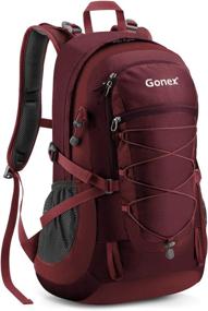 img 4 attached to 🎒 Водонепроницаемый походный рюкзак Gonex - включает водонепроницаемую функцию