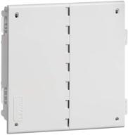 leviton 49605-140 14-inch wireless structured media center with vented cover in white logo