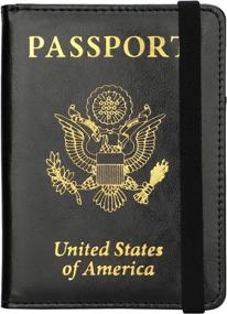 img 4 attached to 🛂 Optimized Passport Vaccine Holder Travel Wallet with Additional Travel Accessories