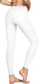 img 2 attached to TSLA Women's Thermal Long Johns Underwear Pants - Stay Warm with Fleece Lined Leggings and Compression Tights