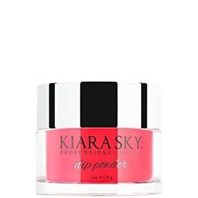 img 1 attached to Kiara Sky Dip Powder - Red Hot Glo: Long-Lasting & Lightweight Nail Dipping Powder (1oz)