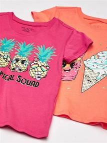 img 3 attached to 👧 Adorable Children's Place X Small Girls' Graphic T-Shirt: Stylish Clothing for Trendy Kids!