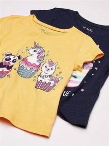 img 2 attached to 👧 Adorable Children's Place X Small Girls' Graphic T-Shirt: Stylish Clothing for Trendy Kids!