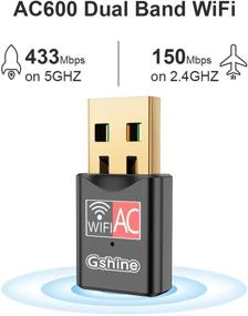 img 3 attached to 📡 Gshine Dual Band USB Wi-Fi Adapter 600mbps: 2.4GHz/5GHz Mini Wireless Card - Windows & Mac Compatible