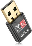 📡 gshine dual band usb wi-fi adapter 600mbps: 2.4ghz/5ghz mini wireless card - windows & mac compatible logo