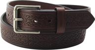 mens black leather celtic belt logo