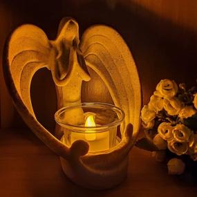 img 3 attached to 🕯️ Memorial Sympathy Angel Candle Gifts: Honoring Your Loved One with Condolence, Bereavement, and Remembrance Gifts during Grief and Funeral