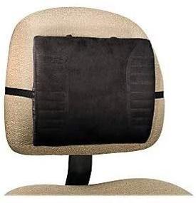 img 1 attached to 🌟 Ultimate Comfort: Massage Lumbar Cushion with Heat, Black - Elevate Your Relaxation