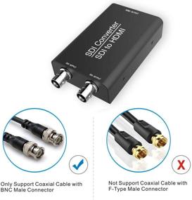 img 3 attached to 🔌 ABLEWE преобразователь SDI в HDMI: аудио и видео конвертер с двумя портами, поддерживает SD-SDI/HD-SDI/3G-SDI в HDMI