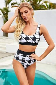 img 1 attached to SENSERISE Swimdress Swimwear Swimsuit Boyshort Women's Clothing for Swimsuits & Cover Ups