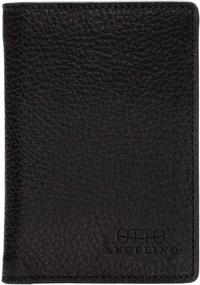 img 4 attached to Otto Angelino Bifold Leather Wallet Men's Accessories