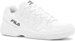 img 4 attached to 🎾 Fila Double Bounce Pickleball Men's Shoes: White, Athletic Footwear for Men