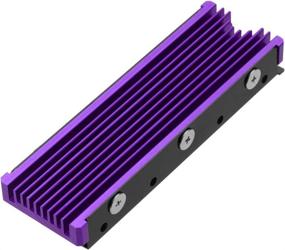 img 3 attached to 🔥 Heatsinks with Double-Sided Cooling Design (Purple) - 2280mm