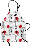 ambesonne traditional adjustable gardening vermilion логотип