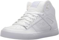 skate in style with dc high top skateboard skate fiery men's shoes логотип