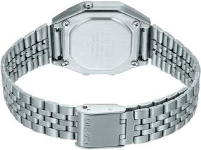 img 1 attached to 🌸 Женские наручные часы Casio LA680WA-4C с цифровым будильником и хронографом: Вечная элегантность с цветочным акцентом