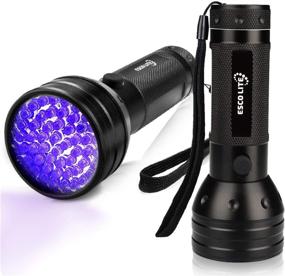 img 4 attached to Escolite 2 Pack UV Flashlight Black Light: Find Pet Urine & Bed Bugs with 51 LED 395nm Ultraviolet Detector - Ideal Companion for Pet Odor Eliminator