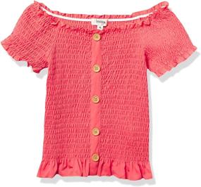 img 2 attached to Speechless Sleeve Button Smocked Oatmeal