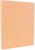 🍑 jam paper vellum bristol 67lb cardstock - peach - 50 sheets/pack | premium 8.5 x 11 coverstock for crafts & printing logo