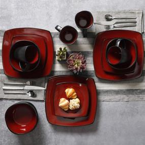 img 1 attached to Gibson Overseas 98771 16RM Dinnerware Stoneware: Exquisite Tableware for Elegant Dining