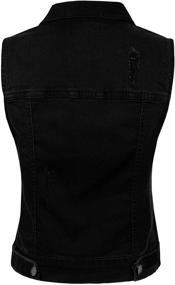 img 2 attached to Design Olivia Womens Sleeveless Distressed