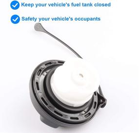 img 1 attached to 🔑 31010-3L600U Gas Cap Replacement Compatible with Kia - Amanti, Cadenza, Forte, Forte Koup, Forte5, Optima, Rio, Sedona, Sorento, Sorrento, Soul, Spectra, Spectra5, Sportage, and More – Fuel Cap Substitute