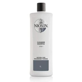 img 4 attached to 🧴 Nioxin System 2 Шампунь-очиститель для натуральных волос, 33.8 унций - идеально подходит для постепенно тонеющих волос.