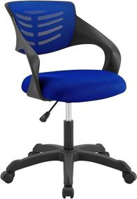 img 3 attached to 🪑 Modway Thrive Blue Mesh Office Chair, Size 0, for Enhanced SEO