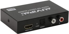 img 4 attached to Улучшите звуковую систему: AuviPal 1080P HDMI аудио экстрактор - подключите Firestick, Apple TV, Roku и многое другое!