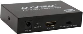 img 3 attached to Улучшите звуковую систему: AuviPal 1080P HDMI аудио экстрактор - подключите Firestick, Apple TV, Roku и многое другое!