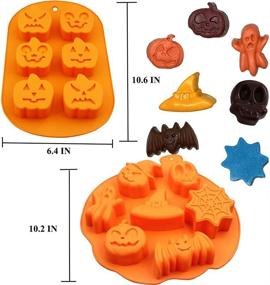 img 3 attached to Silicone Halloween Pumpkin Nonstick Chocolate