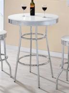 cleveland fountain table chrome white логотип