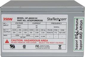 img 2 attached to 💡 StarTech.com 350W ATX12V 2.01 Computer Power Supply with 20 &amp; 24 Pin Connector (ATX2POWER350)