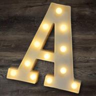 🔤 yoeen led marquee letter lights sign - battery powered alphabet letters for party décor, wedding, birthday, christmas - home bar decoration (letter a) логотип