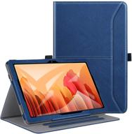 🔹 ztotopcase premium leather folio stand case for samsung galaxy tab a7 10.4 2020 - blue logo