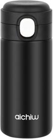 img 4 attached to 🧳 Versatile Mini Stainless Steel Vacuum Insulated Thermos Water Bottle for Hot & Cold Drinks - Ideal for Travel, Biking, Camping, Office or Car (10 OZ/300ML)