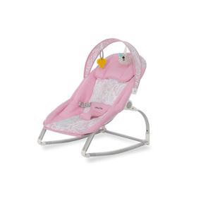 img 4 attached to 🪑 Dream On Me We Rock Rocker Comforting Rocking Chair with Removable Pink Toy Bar Hanging Toy