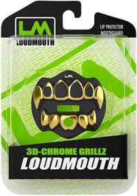 img 3 attached to 🏈 Optimized Search: Adult & Youth 3D Chrome Grillz Football Mouth Guard - Maximum Air Flow, Teeth Protector, Lip & Mouth Piece for Sports