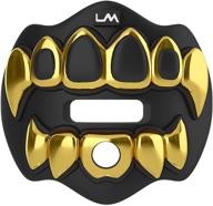 🏈 optimized search: adult & youth 3d chrome grillz football mouth guard - maximum air flow, teeth protector, lip & mouth piece for sports логотип