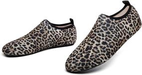 img 1 attached to ROORGE Leopard Pattern Quick Dry Barefoot