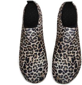 img 3 attached to ROORGE Leopard Pattern Quick Dry Barefoot