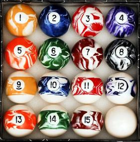 img 2 attached to Enhance Your Pool Game with Iszy Billiards Pool Table Ball Set