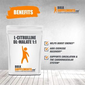 img 2 attached to 💪 Boost Your Workout Performance with BulkSupplements.com L-Citrulline DL-Malate 1:1 Powder - The Ultimate Unflavored Pre-Workout Formula - BCAAS Unflavored - Citrulline Powder (1 Kilogram - 2.2 lbs)