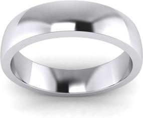 img 3 attached to 💍 Landa Jewel Women's Wedding Ring Plain Band - Heavy Sterling Silver Comfort Fit Polished - 2/3/4/5/6/8/9mm