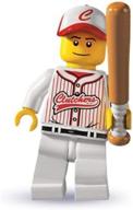 ⚾ lego minifigures baseball player collectible figure logo
