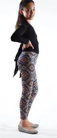 img 2 attached to Dinamit Jeans Indigo Printed Leggings - Trendy Girls' Clothing in Leggings