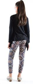 img 1 attached to Dinamit Jeans Indigo Printed Leggings - Trendy Girls' Clothing in Leggings