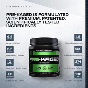 img 2 attached to 💪 KAGED MUSCLE Preworkout Powder - Intense Energy, Focus, and Pumps for Men & Women - Highly Rated Fruit Punch Pre-Workout Supplement with Natural Flavors