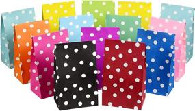 img 4 attached to 🎉 72 Pack Party Favor Bags for Birthday, Tea Party, Wedding and Celebrations - 9.2 x 5 x 3.15 Inch, 12 Colors